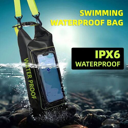 Mobile Waterproof Bags 2L PVC Swimming Bag for Drifting Raft