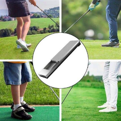 Golf Swing Trainer Box Stainless Steel Golf Pedal Men Women