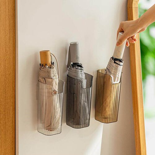 Nacuan Wall-Mounted Umbrella Storage Rack, Simple Long Cylin