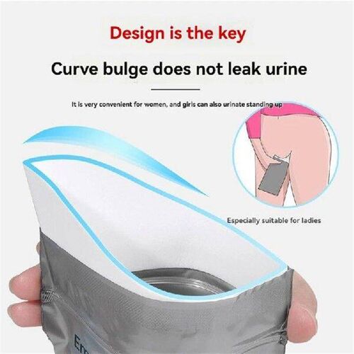 Top-24 PCS Disposable Urine Bag,700ML Emergency Mini Toilet