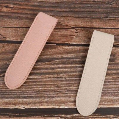 Fashion Non Slip Stylus Pen Case Anti-lost Leather Pencil
