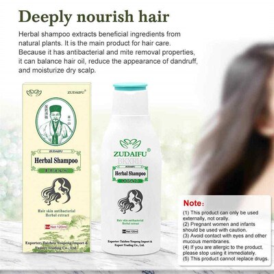 herbal Shampoo Therapeutic Shampoo Anti-Dandruff Hair Wash