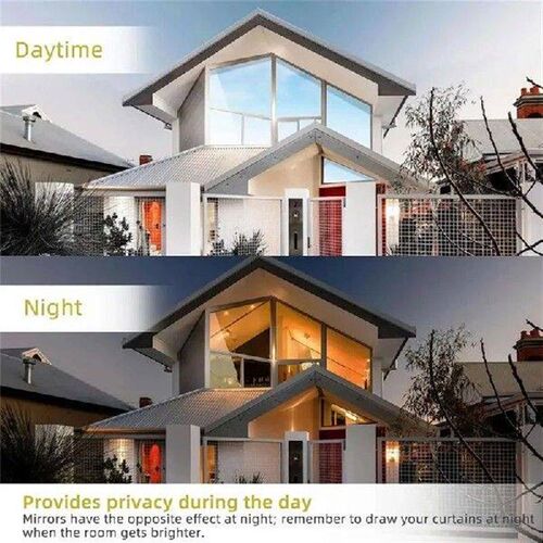 One-Way Privacy Window Film Static Cling Heat Control