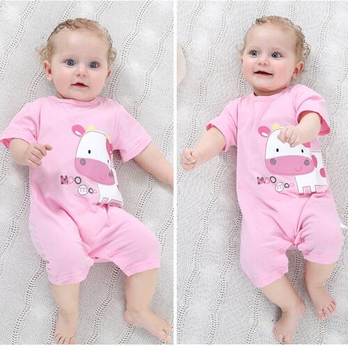 Newborn Baby Clothes Summer Short Sleeve Rompers Infant Boys