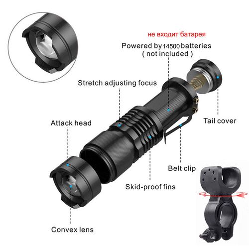 New.7W 3000LM 3 Mode Bicycle Light Q5 Led Cycling Front Ligh
