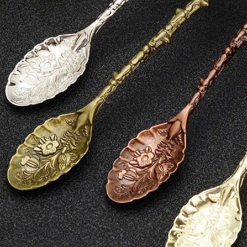 Spoon Dining Bar Vintage Flatware Dessert Crystal Head