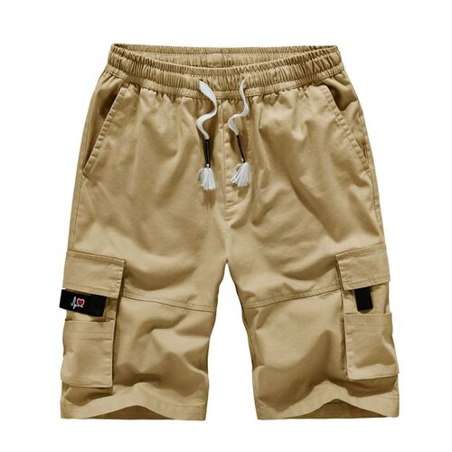 Mens Tooling Shorts Loose Plus Size Mens tton Pants Multi-