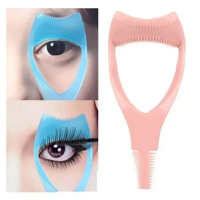 1/3pcs Plastic Portable Mascara Shield Applicator Eyelash Gu