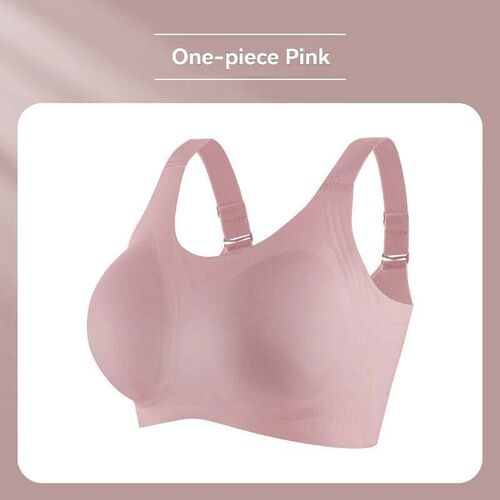 Woman Summer Laser Cut Seamless Wireless Push Up Bra Basic C