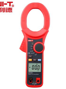 UNI-T优利德钳形表电工多用表勾表 UT220 交流2000A大电流大钳口
