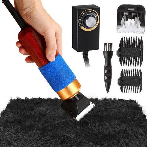 Cut Pile Rug Cutting Machine Electric Carpet Weaving