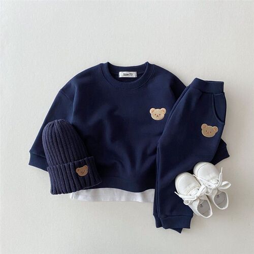 Fashion Toddler Baby Boys Girl Fall Clothes Sets Baby Girl C