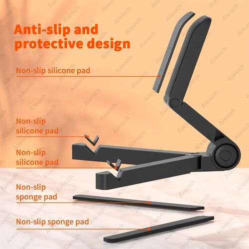 Deskops Stand For Tablet 4.7 to 12.9 inch , Adjustable Foldi