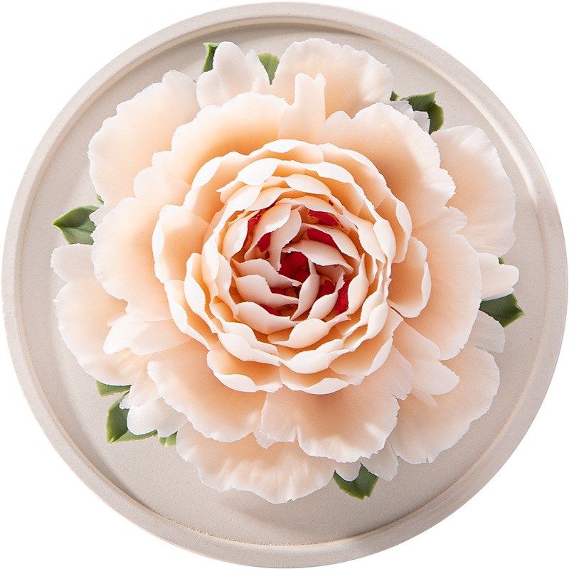 聿君集非遗文创陶瓷手捏牡丹花散香器车载香薰女朋友闺蜜母亲节礼,家居饰品,香薰摆件,淘宝优惠券,粉丝福利购,淘宝优惠卷