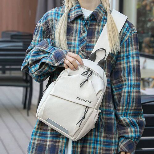 1piece fahion nylon meenger bag,uniex chet bag,adjutable hou