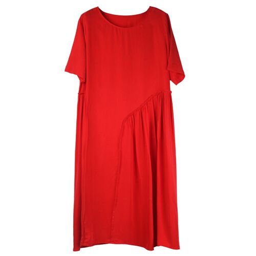 Copper Ammonia Silk Large Size Silk Dress New Summer High-en