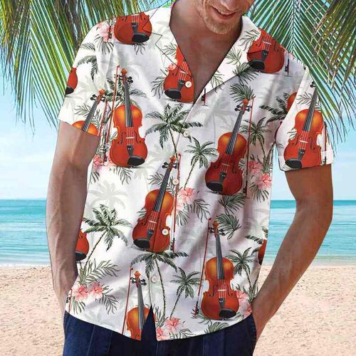 Hawaiian Shirts Red Tropical Shirts Floral Men Dazn ops Summ