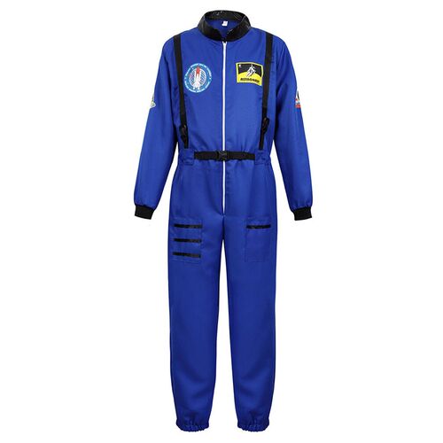 Mens Astronaut Costume Spaceman Coverall Space Halloween Co