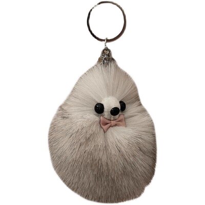 Real Fox Tail Fur Keychain Cute Car Bag Charm HighEnd Ins St