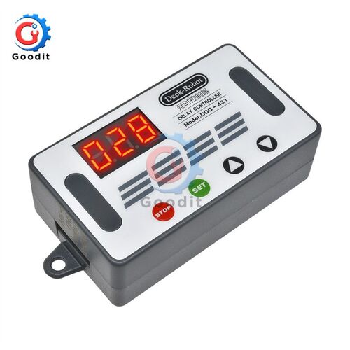 DC 6 30V Automation Cycle Delay Timer Micro USB LED Display