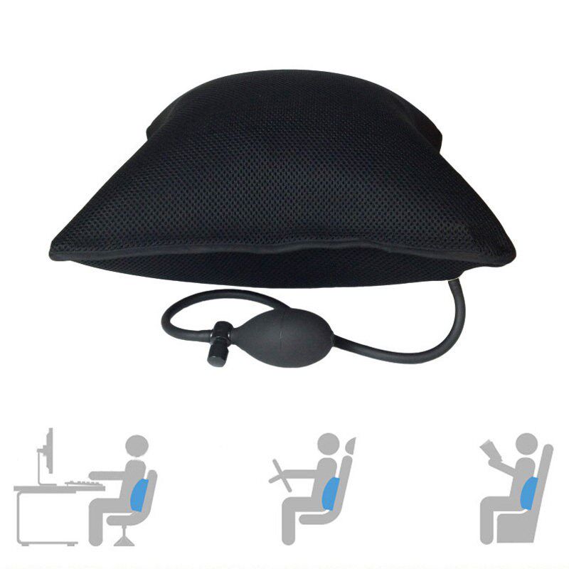 BYEPAIN Portable Inflatable Lumbar Support Cushion/ Massage - 实物图