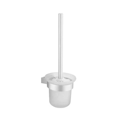 Space Aluminum Toilet Brush Holders Wall Mounted, Sliver Toi