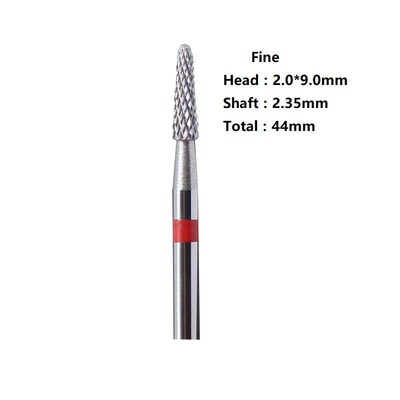 4 Grits Carbide Nail Drill Bit Electric Milling Cutter for M