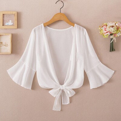 Summer Blouses For Women 2023 Woman V Neck Tie Waist Blouse