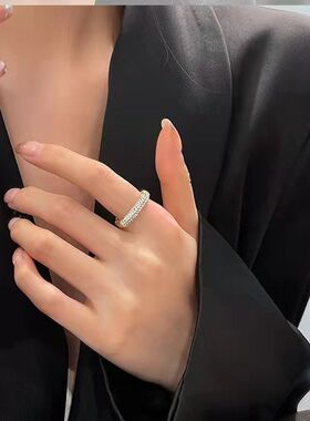 Galaxy Surround Full Diamond Ring Womens Personalized Light