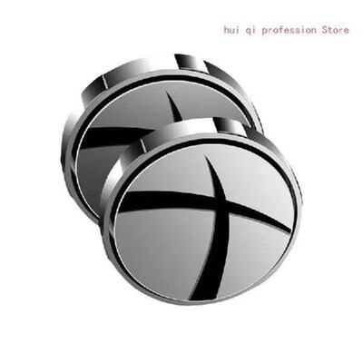 2pcs Blind Spots Mirrors Suction Cup Type 2in Glass Convex