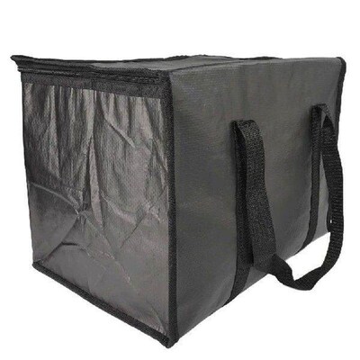 Pizza Bag Meal Delivery Bag Black Foldable Replacement