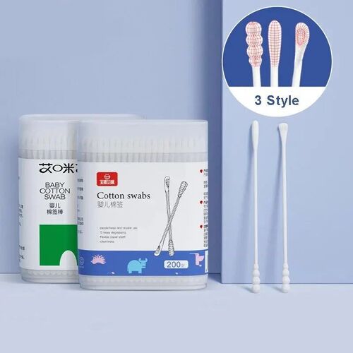400/200 Pcs Double Head Cotton Swab Women Makeup Lipstik Bud
