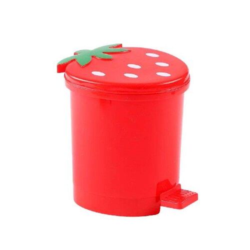 Storage Bin Desktop Trash Can Dormitory Dining Table for