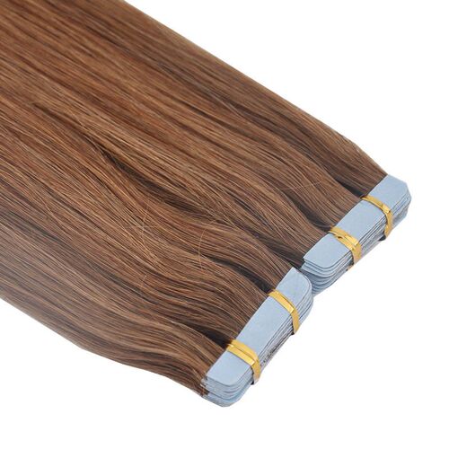 Long-haired Wig Full Real Hair Traceless Invisible Wig Pu Ha