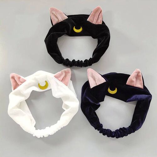 Sailor Moon Luna Cat Ears HairBand Hair Accessory Headband