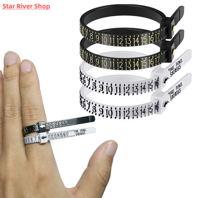 Ring Ruler Measurer Finger Coil Ring Sizing Tool UK Size US
