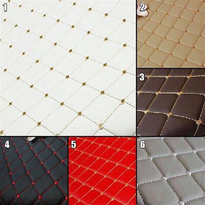 140*100cm Thick PU Leather Fabric Artificial Synthetic