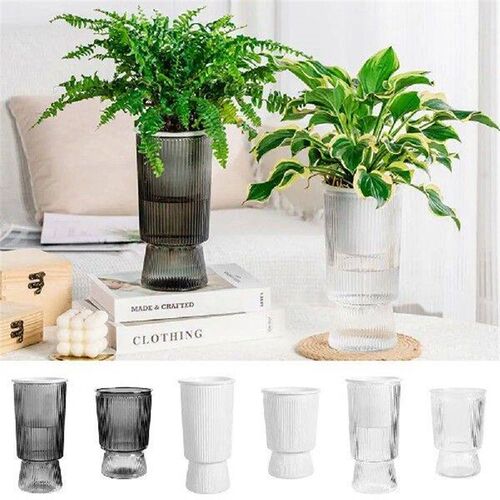 Self Watering Self-absorbing Flower Pots Plastic Succulents
