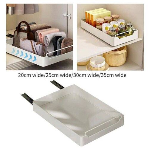 Pull Out Cabinet Organizer Multipurpose Heavy Duty Carbon