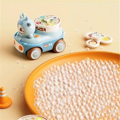 1-10pcs Face Change Inertia Mini Train Toys Car Vehicle For