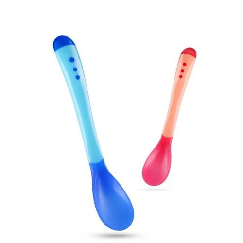 1Pcs Baby Feeding Slip-resistant Tableware Temperature Sensi