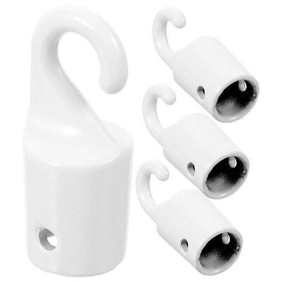 4 Pcs Curtain Hooks for Blinds Metal Wand Replacement Parts