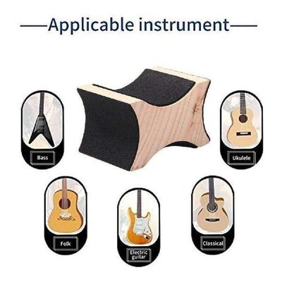 2 in 1 Guitar Neck Rest Support Wooden Luthier Guitar