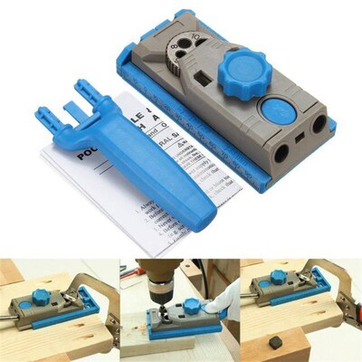 Multi-purpose Round Wood Tenon Locator Drilling Positioner D