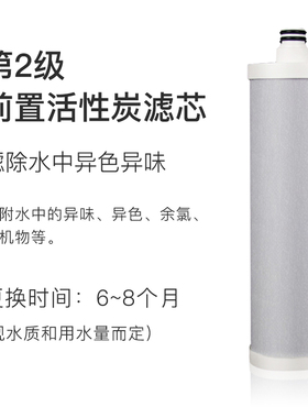 世韩净水器CW-2000U-5S全插入PP棉活性炭0GRO膜快接韩式滤芯