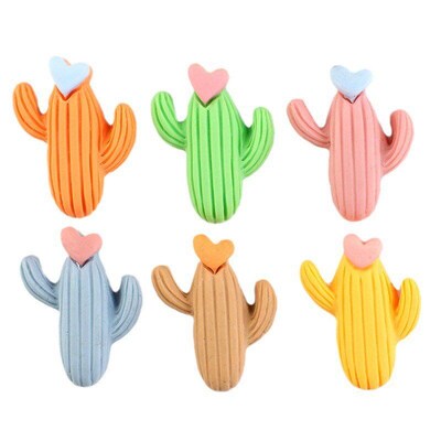 Love Cactus Succulent Plant DIY Resin Accessory Cream Glue P