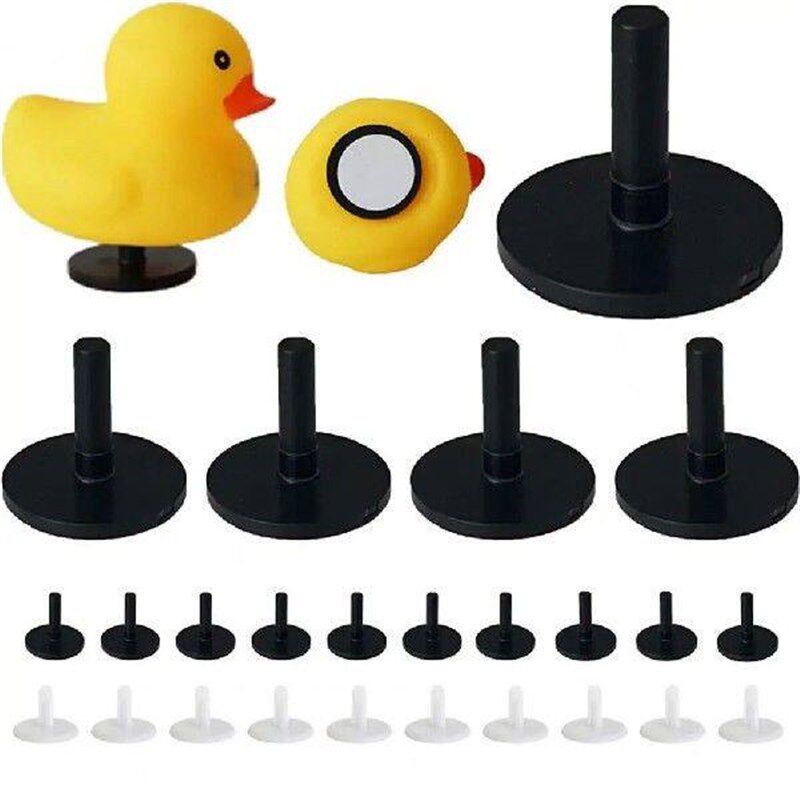 10Pcs Rubber Duck Mount Fix Removable Anti-slip Fixed Duck - 实物图