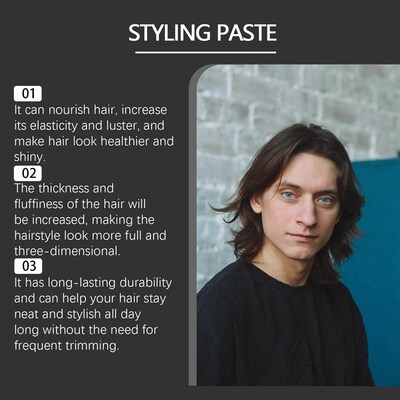 EAST MOON Mens Styling Hair Pomade for Classic Backward Hai
