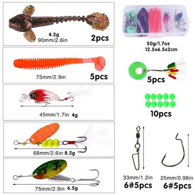 Telescoping Fishing Rod with Spinning Reel Combos Full Kit 1