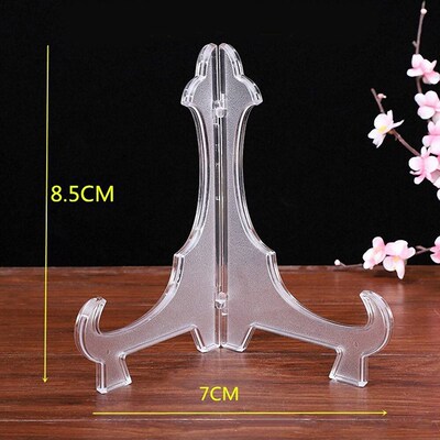 Easels Plate Holders Transparent Display Dish Stand Rack Wed